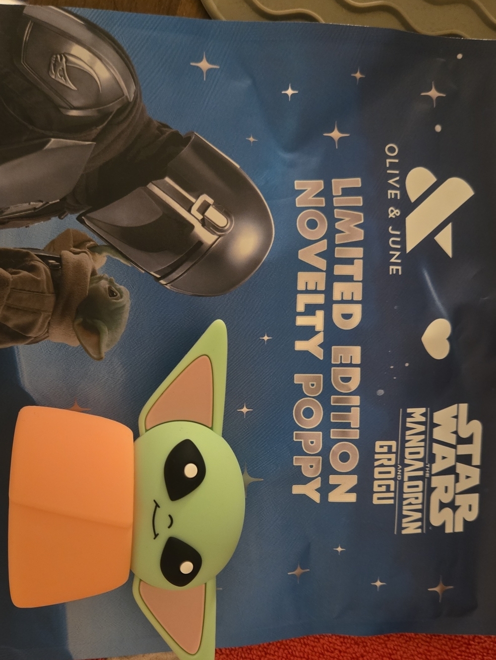 Star Wars Grogu Limited Edition Novelty Poppy - Green/Orange